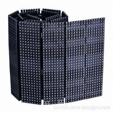 High resolution outdoor LED screen curtain display with protection level IP65